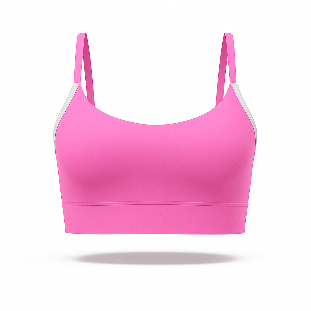 Top Dual Rosado con Blanco