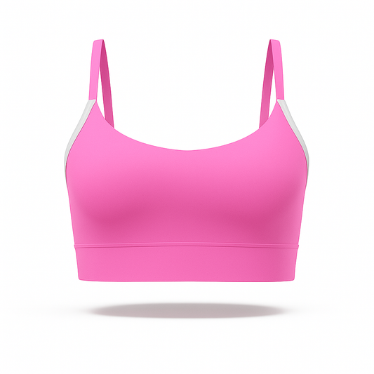 Top Dual Rosado con Blanco